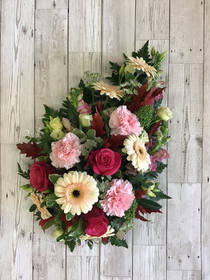 Florists Choice Single Ended Funeral Spray