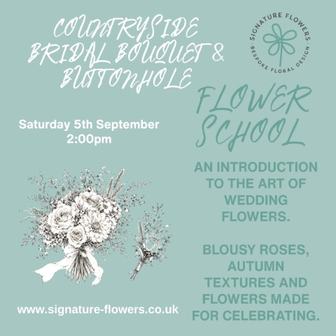 Countryside Wedding Flowers: Bouquet & Buttonhole Workshop