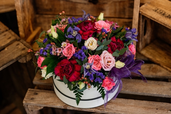 Florists Choice Garden Hatbox