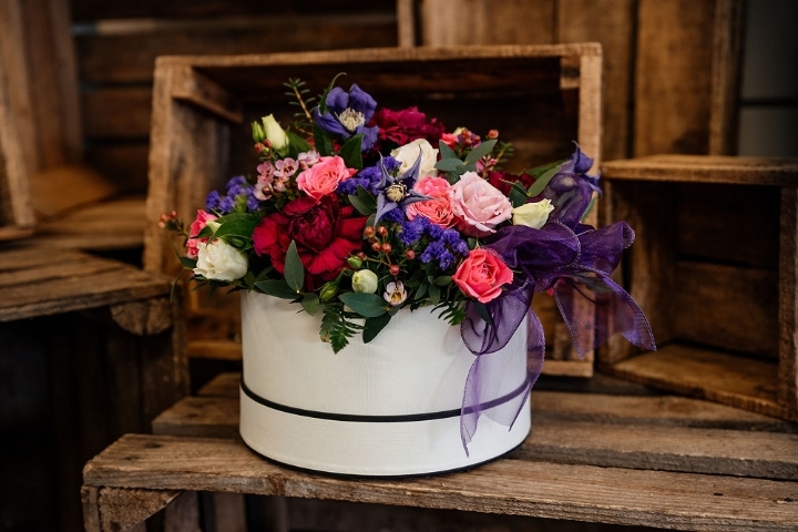 Florists Choice Garden Hatbox