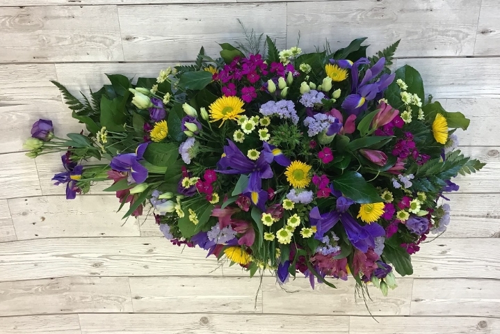 Florists Choice Single Ended Funeral Spray