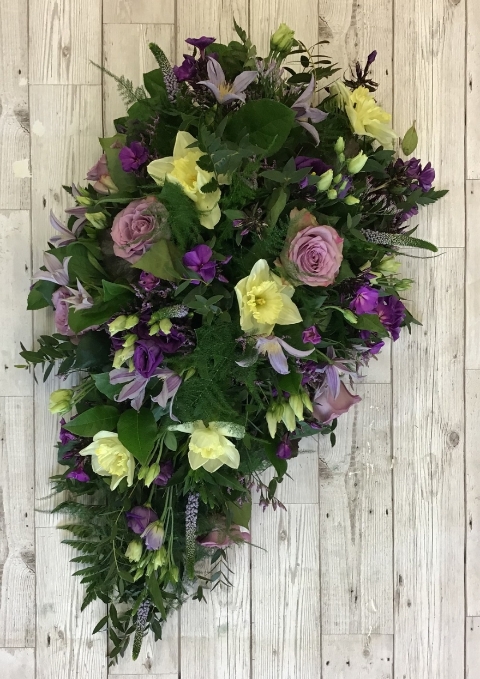 Florists Choice Single Ended Funeral Spray