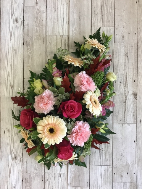 Florists Choice Single Ended Funeral Spray